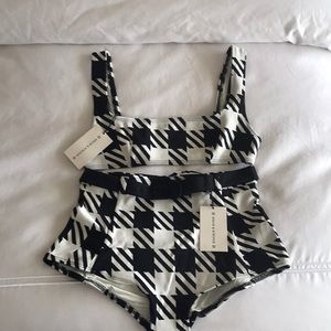 SOLID AND STRIPED BIKINI